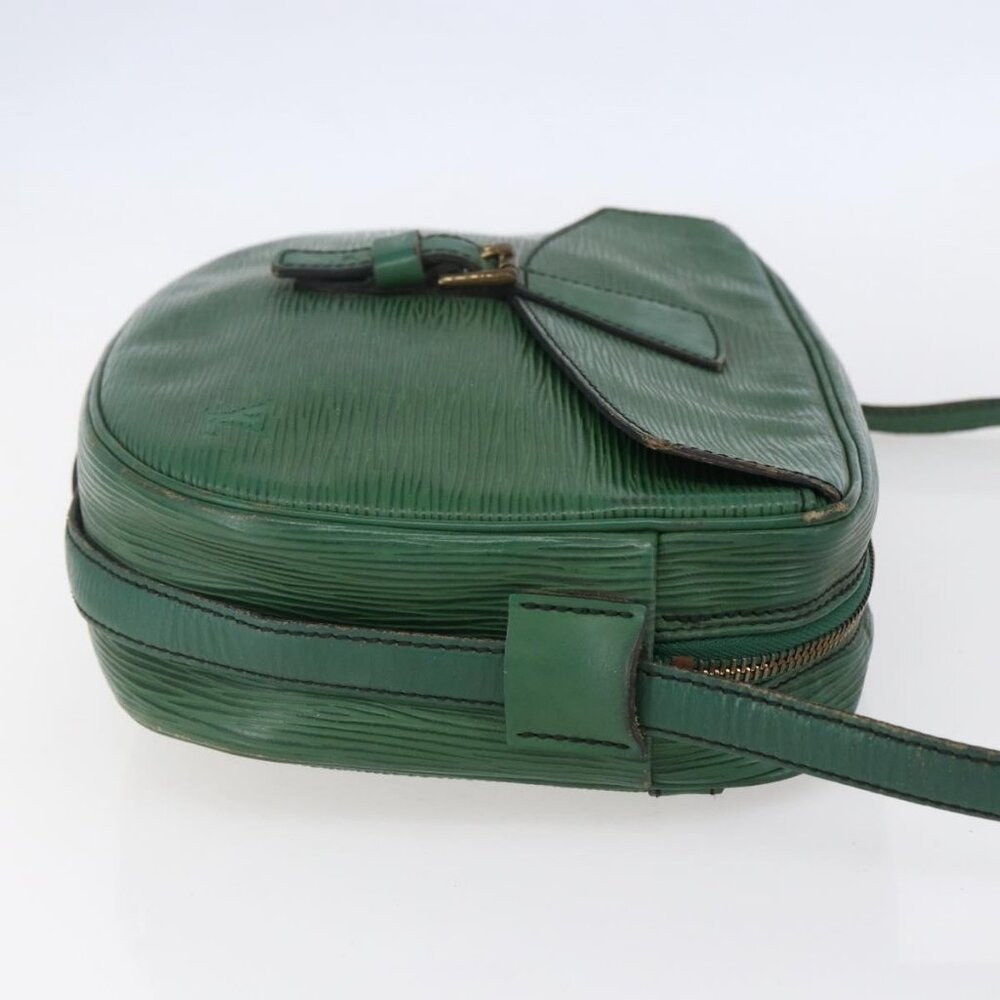 Authentic LOUIS VUITTON Epi Jeune Fille MM Shoulder Bag Green M52154 LV - Picture 11 of 16